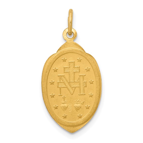 Gold Miraculous Medal Pendants