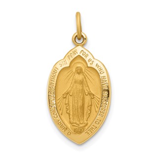 Gold Miraculous Medal Pendants