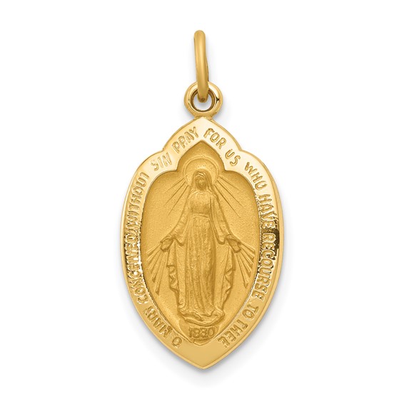 Gold Miraculous Medal Pendants