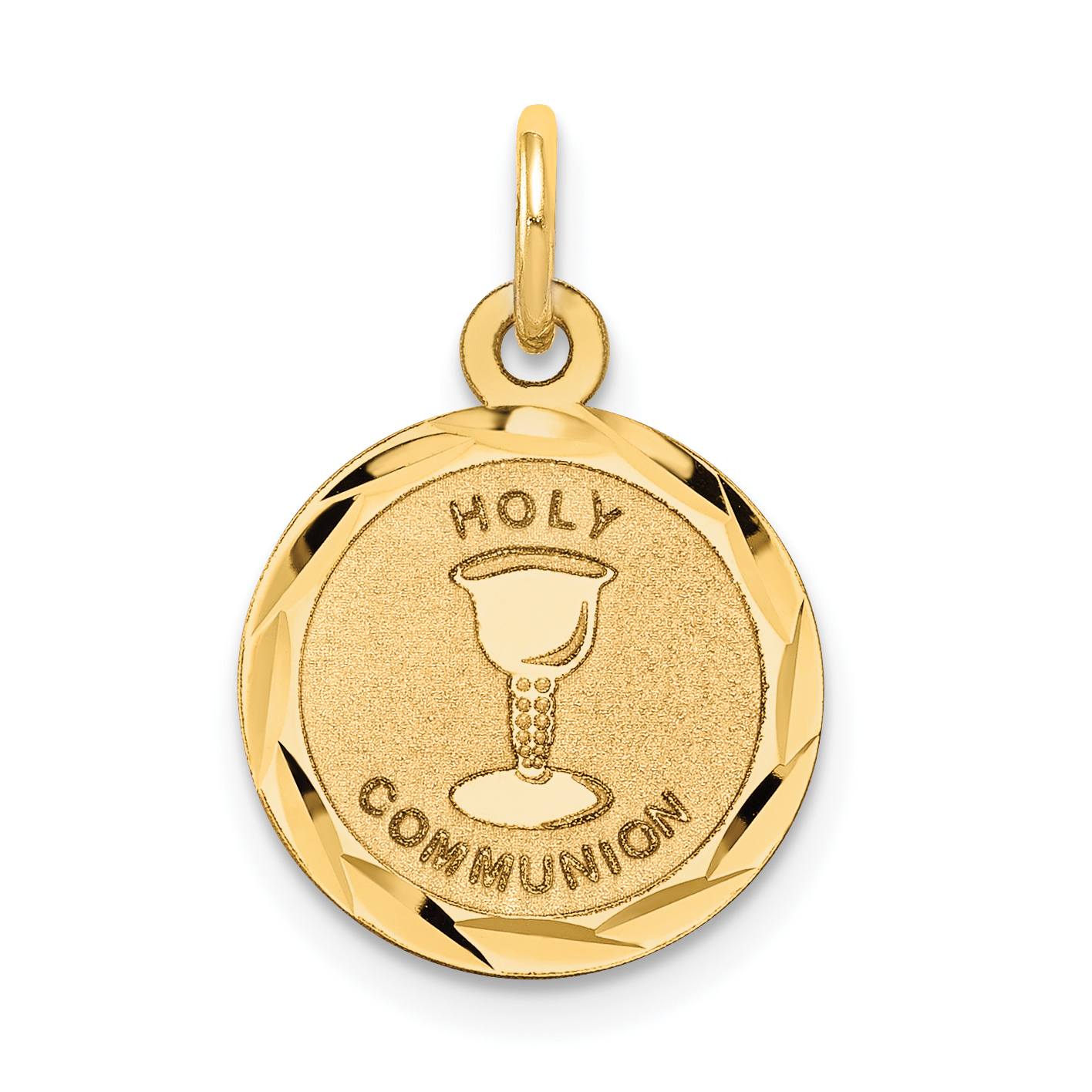 14k Holy Communion Disc Charm (XR367)