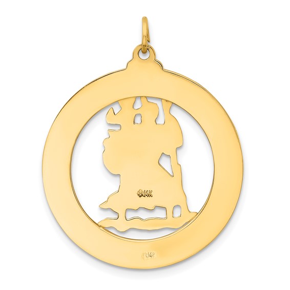 Gold St. Christopher Pendants