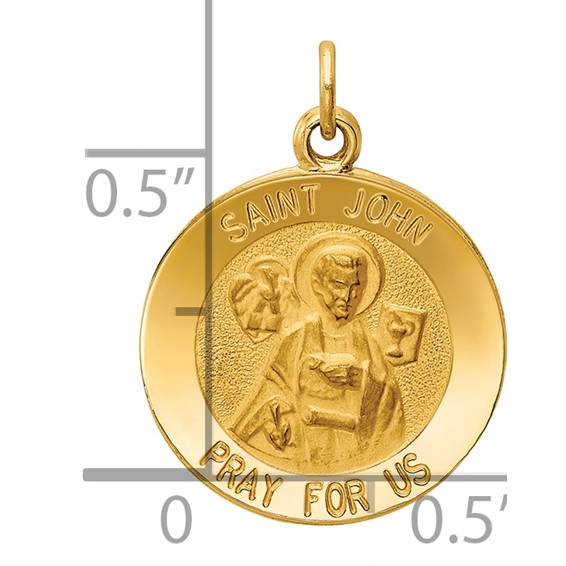 Gold St. John Pendants