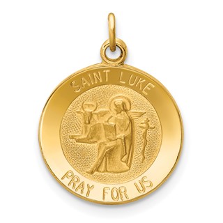 Gold St. Luke Pendants