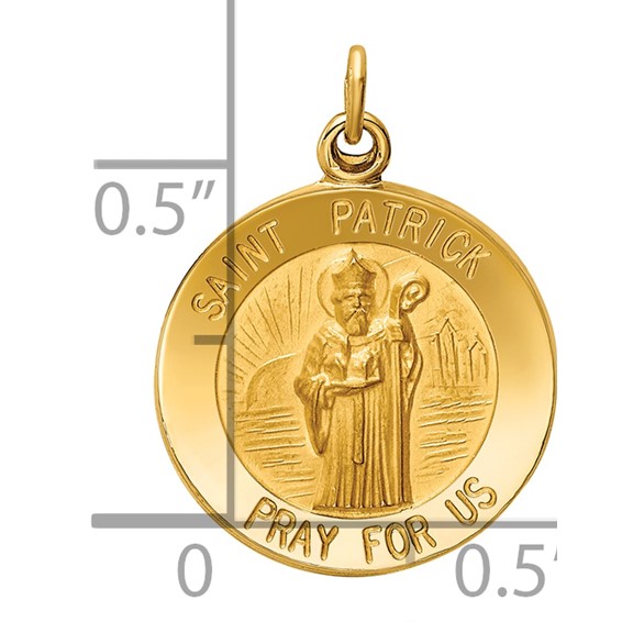 Gold St. Patrick Pendants