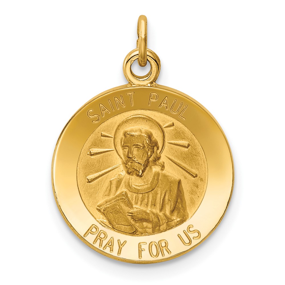 14k Saint Paul Medal Charm