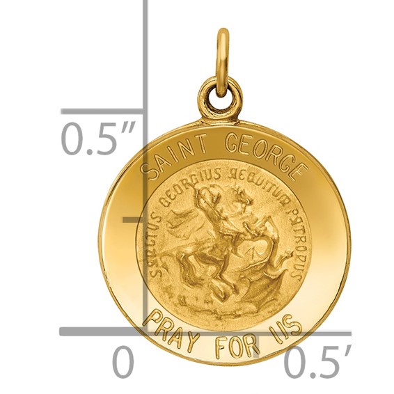 Gold St. George Pendants