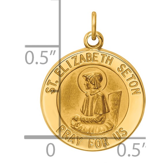 Gold St. Elizabeth Seton Pendants
