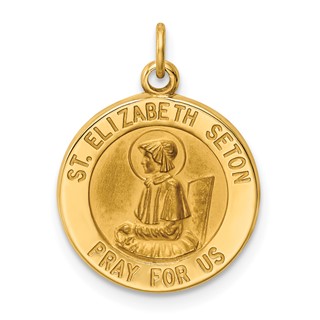 Gold St. Elizabeth Seton Pendants