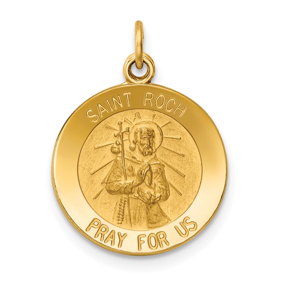Gold St. Roch Pendants