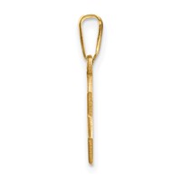 14K Yellow Gold Star of David Pendant view 2