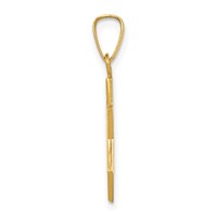 14K Yellow Gold Star of David Pendant view 2