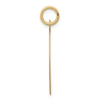 14K Yellow Gold Mizpah Coin 2-piece Round Charm view 2