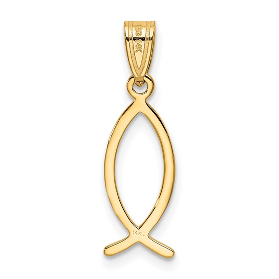 Gold Ichthus Pendants