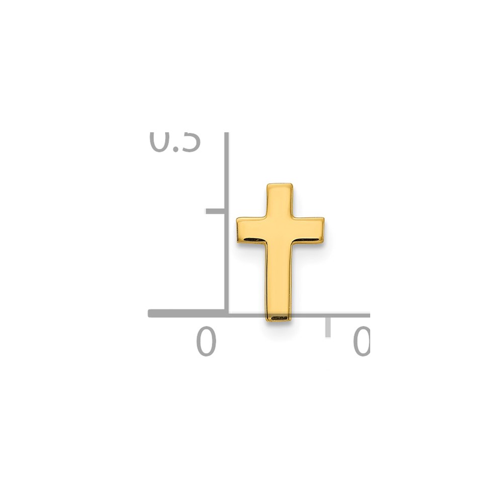 14k Cross Tie Tac (XR460)