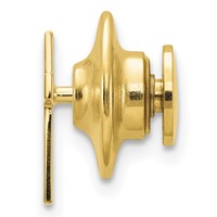 14K Yellow Gold Polished Cross Tie Tac view 2