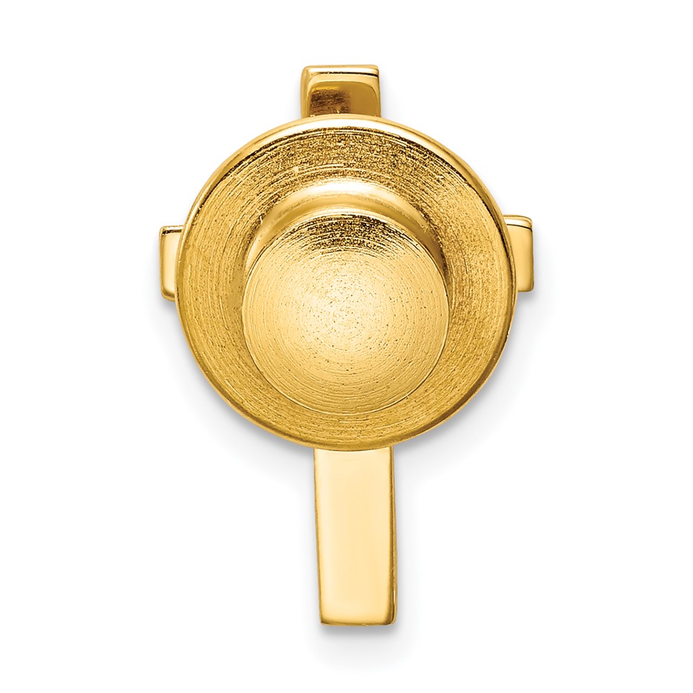 14k Polished Cross Tie Tac (XR462)