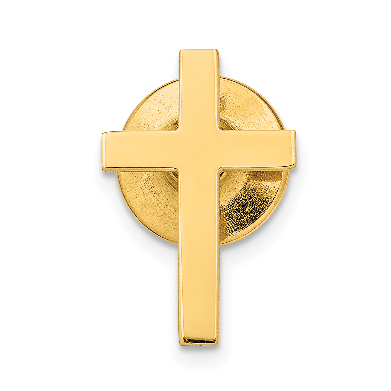14k Polished Cross Tie Tac (XR462)