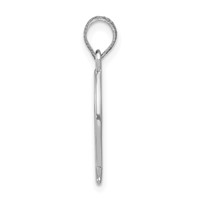 14K White Gold Ichthus Fish Pendant view 2