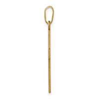 14K Polished Cross Charm view 2
