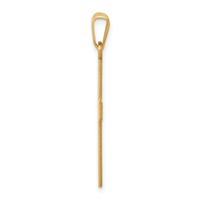 14K Polished Cross Charm view 2