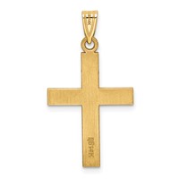 14K Polished Cross Charm view 4
