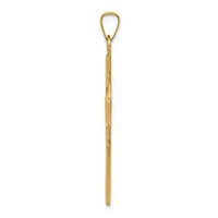 14K Yellow Gold Celtic Cross Charm view 2