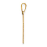 14K Yellow Gold Cross Charm view 2