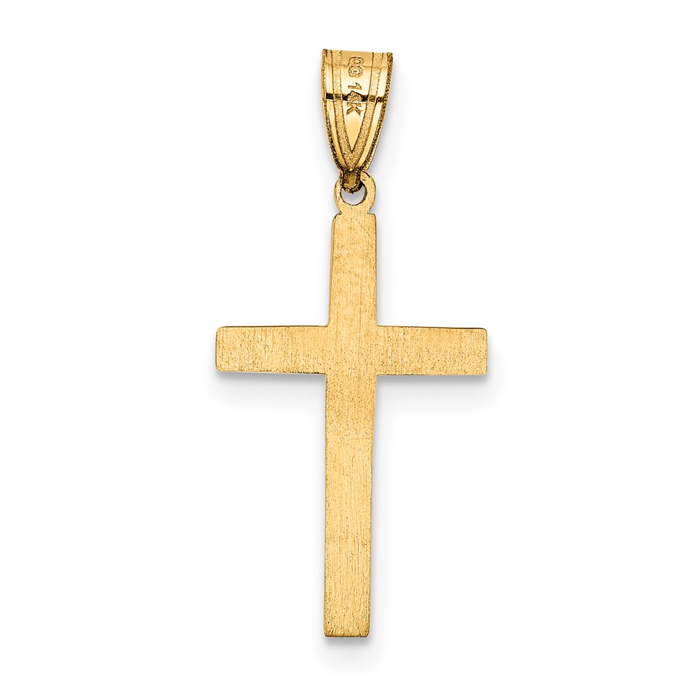 14k Cross Charm (XR544)