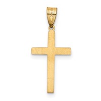 14K Yellow Gold Cross Charm view 4