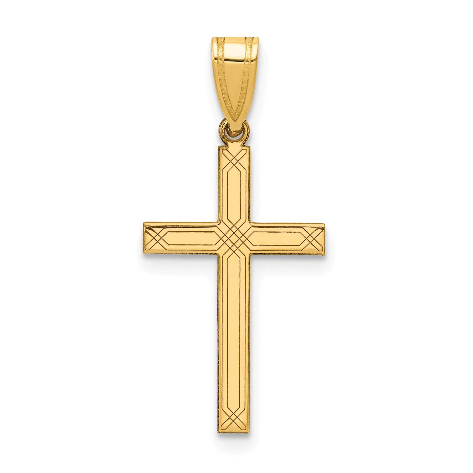 14k Cross Charm (XR544)