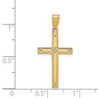 14K Cross Pendant view 3