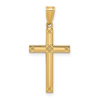 14K Cross Pendant view 1