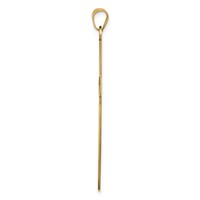 14K Yellow Gold Cross Pendant view 2