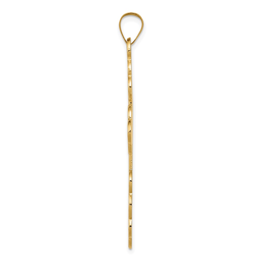 14k Eastern Orthodox Cross Pendant (XR570)