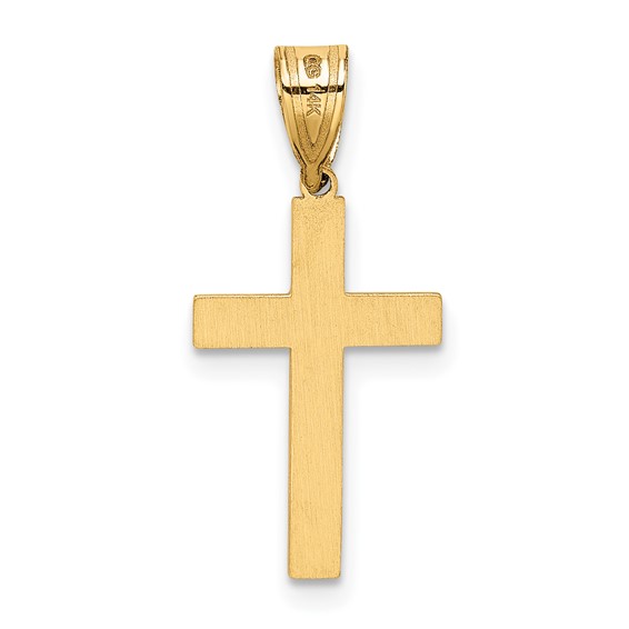 Gold Latin Cross Pendant