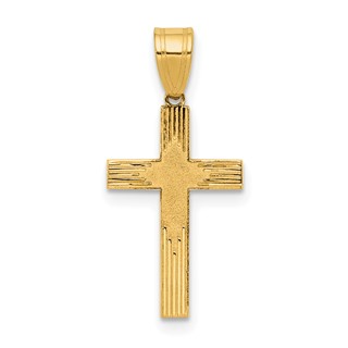 Gold Latin Cross Pendant