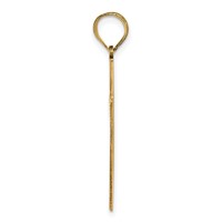 14K Laser Designed Cross Pendant view 2