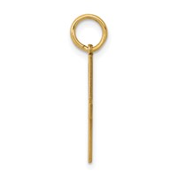 14K Yellow Gold Laser Designed Greek Cross Charm view 2