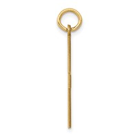 14K Yellow Gold Laser Designed Greek Cross Pendant view 2