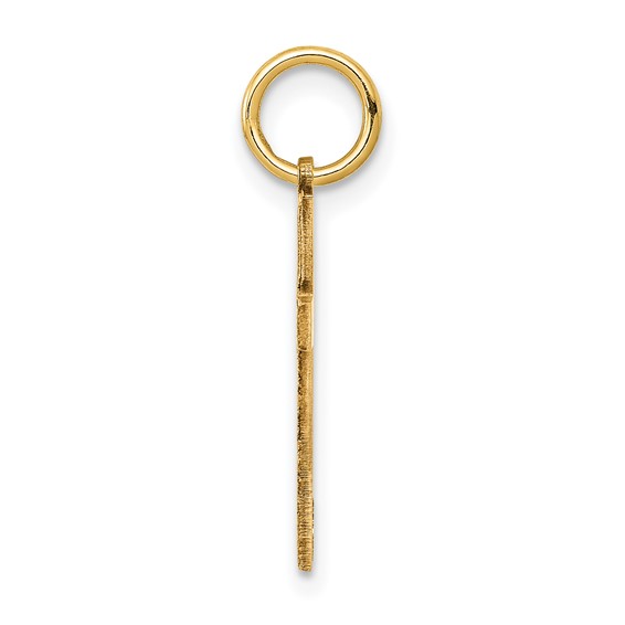 Gold Latin Cross Pendant