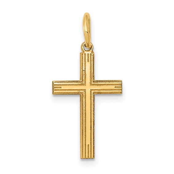 Gold Latin Cross Pendant
