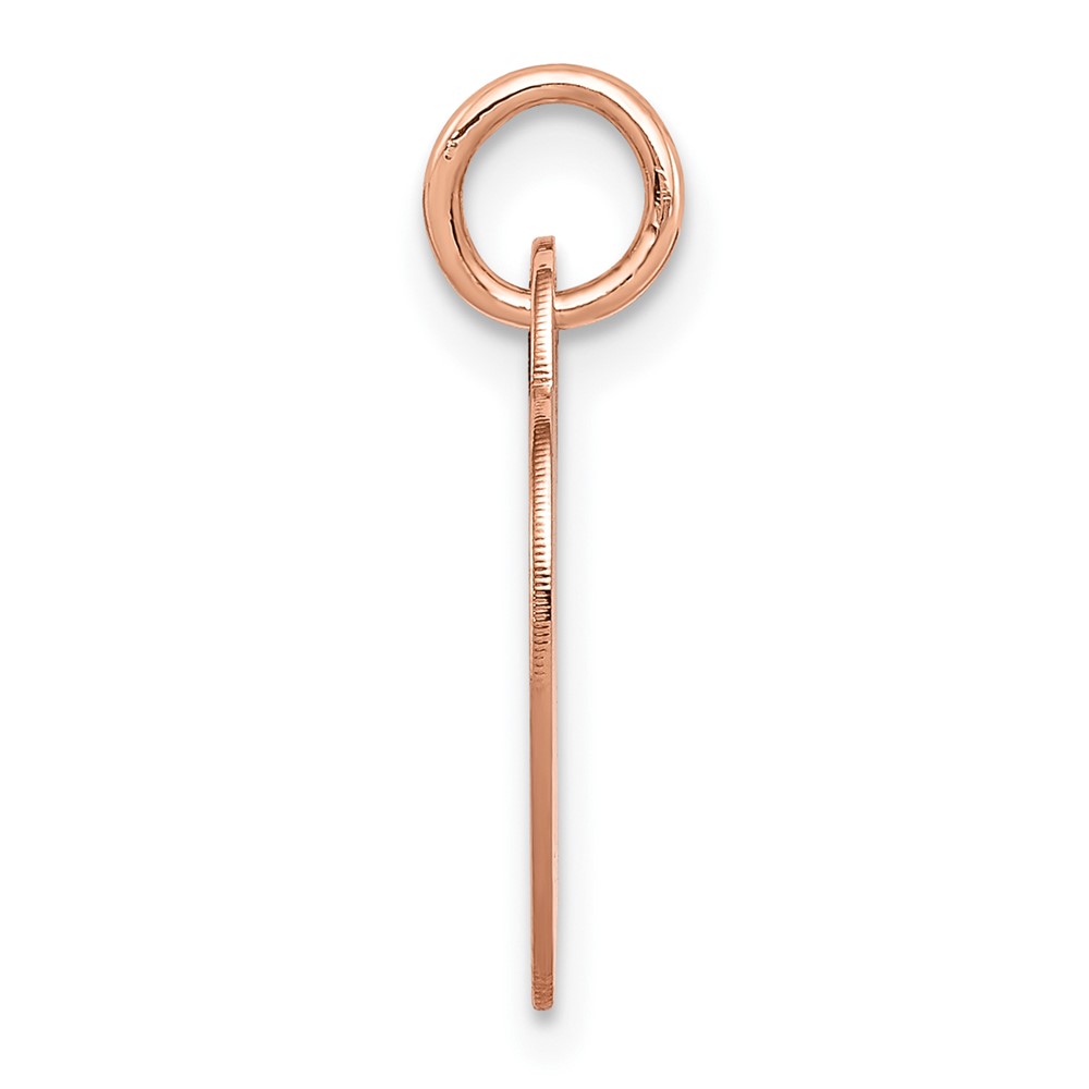 14k Rose Gold Medium Engraveable Heart Charm (XRM522/13)