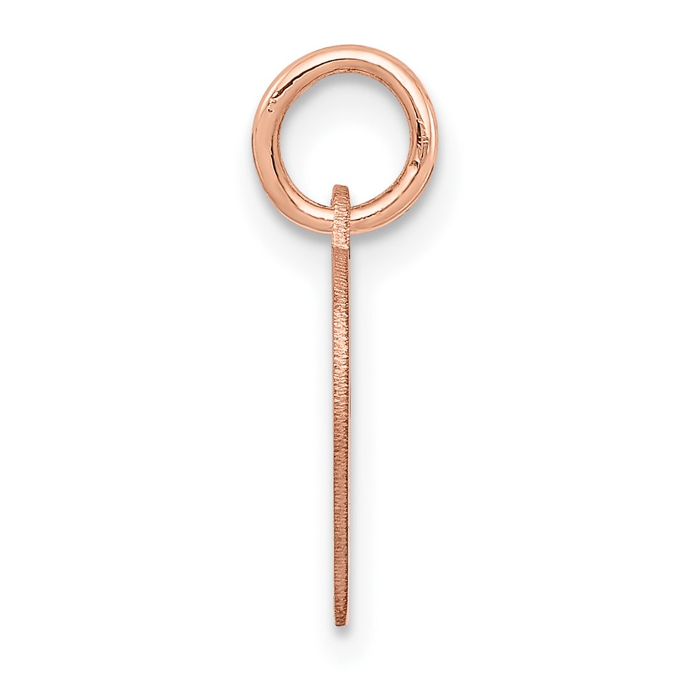 14k Rose Gold Heart Disc Charm (XRM526/18)