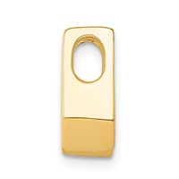 14K Yellow Gold Complete a 4.5mm Diamond Slide Fits Up to 2mm Regular 3mm Fancy Or Reversible Omega view 2