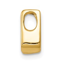 14K Yellow Gold Complete a 3.75mm Diamond Slide Fits Up to 2mm Regular 3mm Fancy Or Reversible Omega view 2