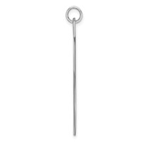 Sterling Silver Rhodium-plated Medical Jewelry Pendant view 2