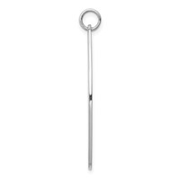 Sterling Silver Rhodium-plated Medical Jewelry Pendant view 2