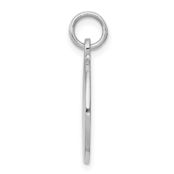 Sterling Silver Rhodium-plated Medical Jewelry Pendant