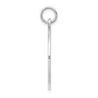 Sterling Silver Rhodium-plated Medical Jewelry Pendant view 2