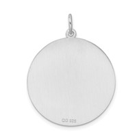 Sterling Silver Rhodium-plated Medical Jewelry Pendant view 3